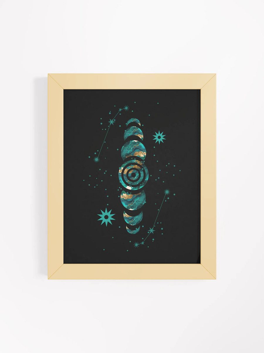 Emerald Lunar Phase Nox Poster (Framed) product image (6)