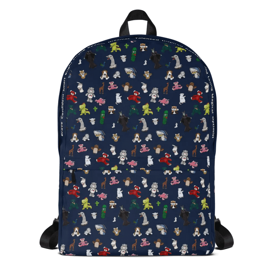 The KidTime StoryTime Character Backpack (Navy Blue) product image (2)