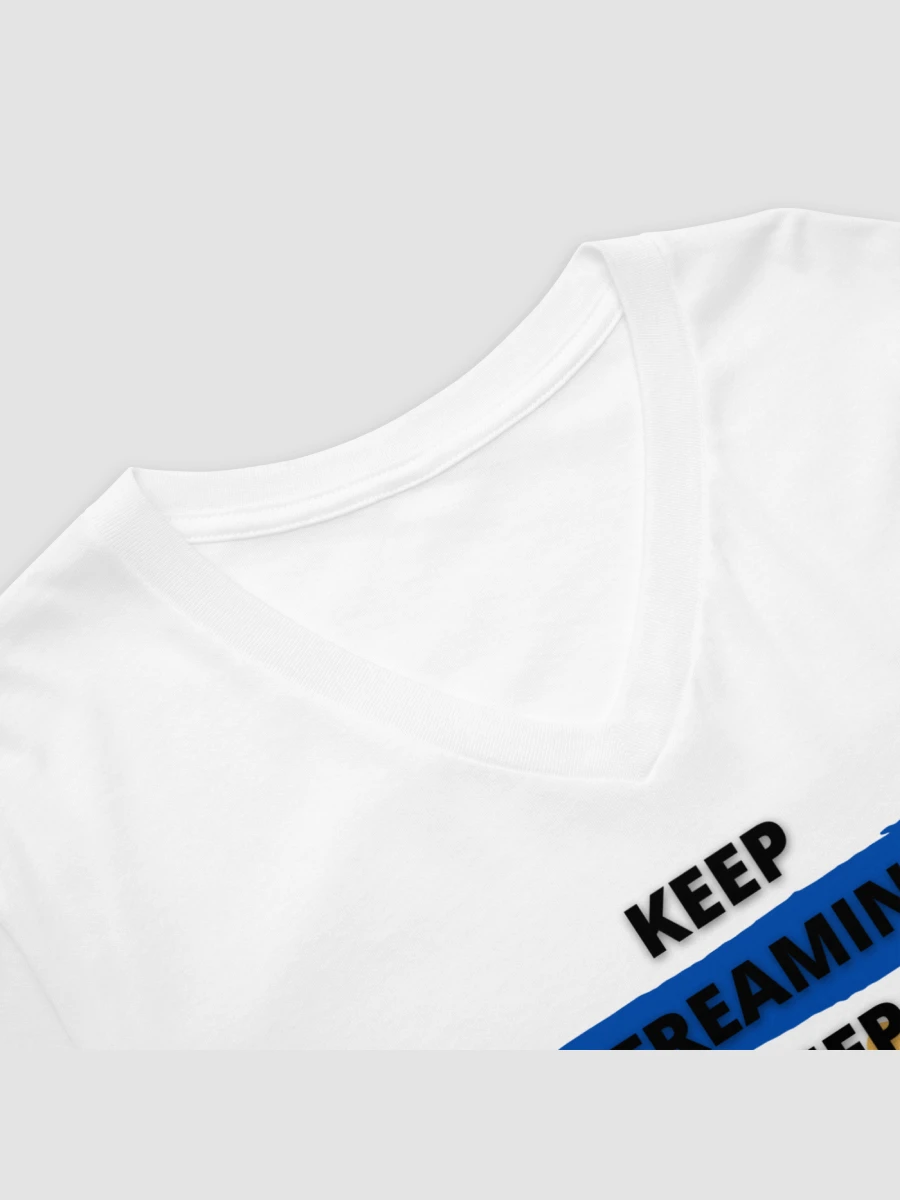 Keep Believing V-Neck Jersey T-Shirt - Daddygreen product image (3)