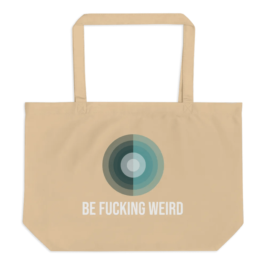 Teal Tranquility Organic Tote Bag product image (1)