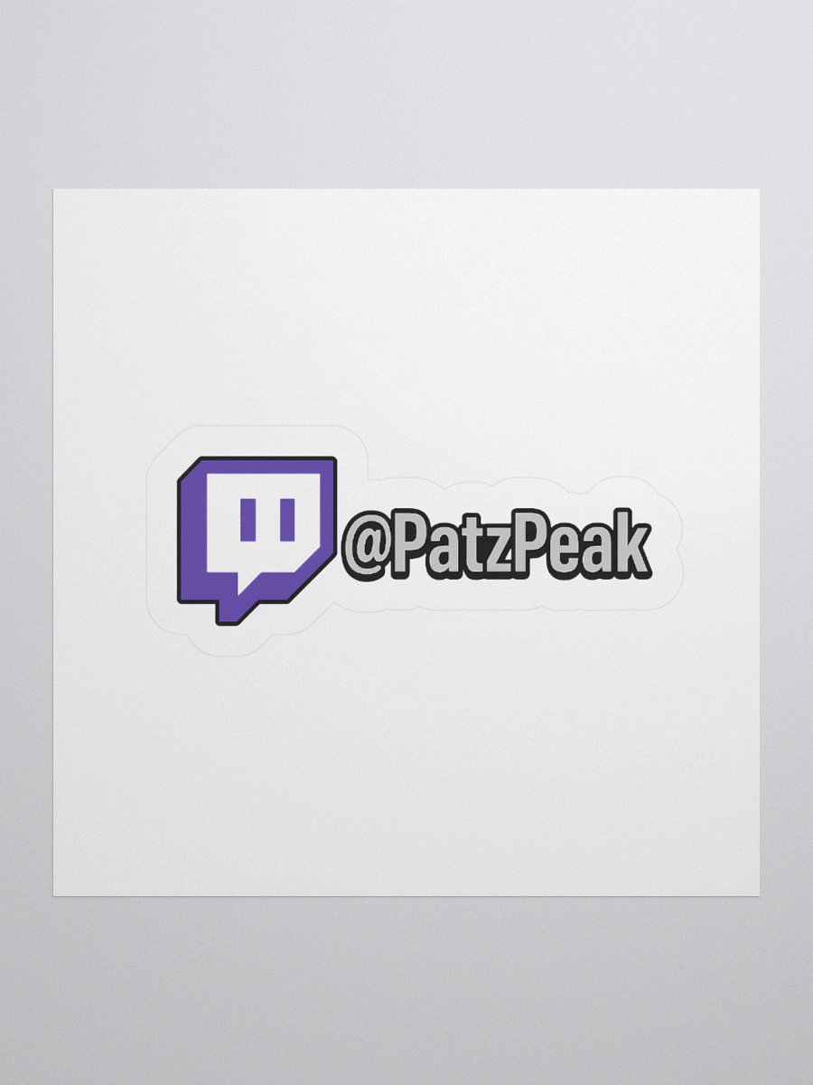 Twitch Logo Kiss Cut Stickers product image (1)