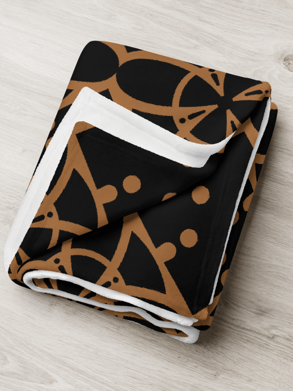 Brown Ethereal Echoes Throw Blanket product image (7)