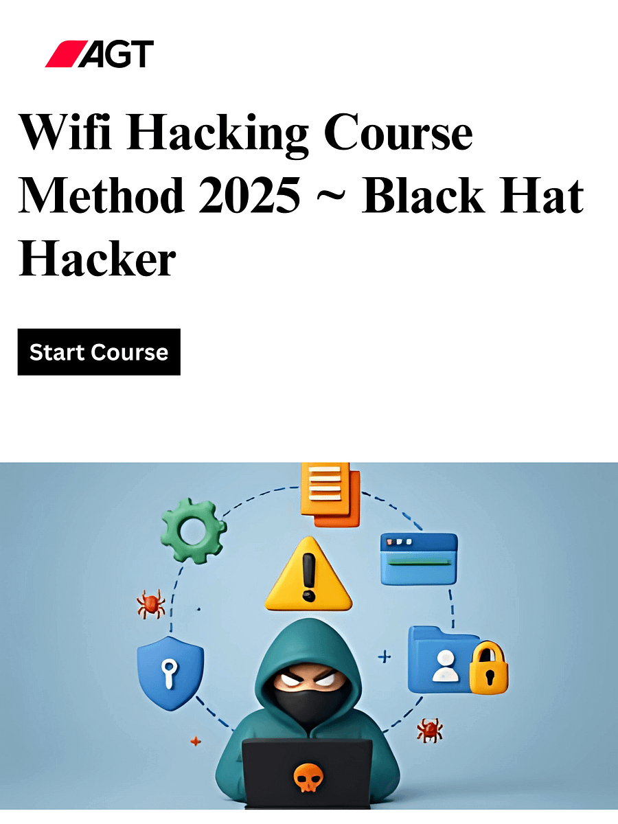 Wifi Hacking Course Method 2025 ~ Black Hat Hacker product image (1)