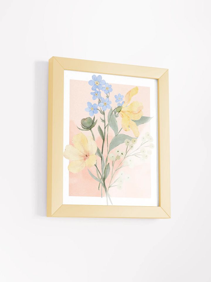 Pastel Floral Wall Art #1 product image (1)