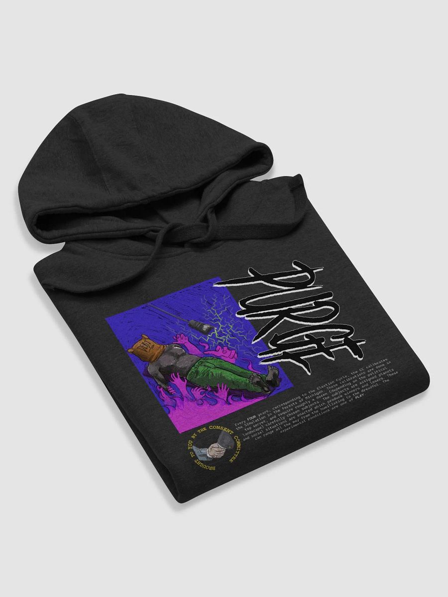 PURGE- PIT & THE PENDULUM HOODIE Purple product image (5)