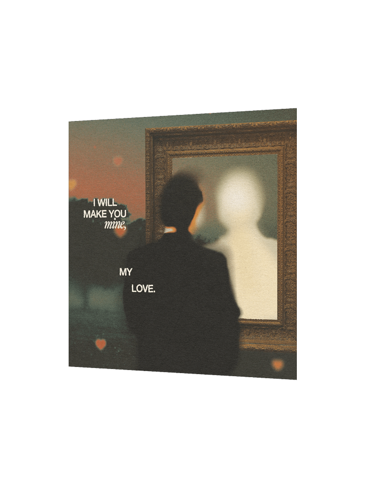 narcissistic love | square print product image (2)