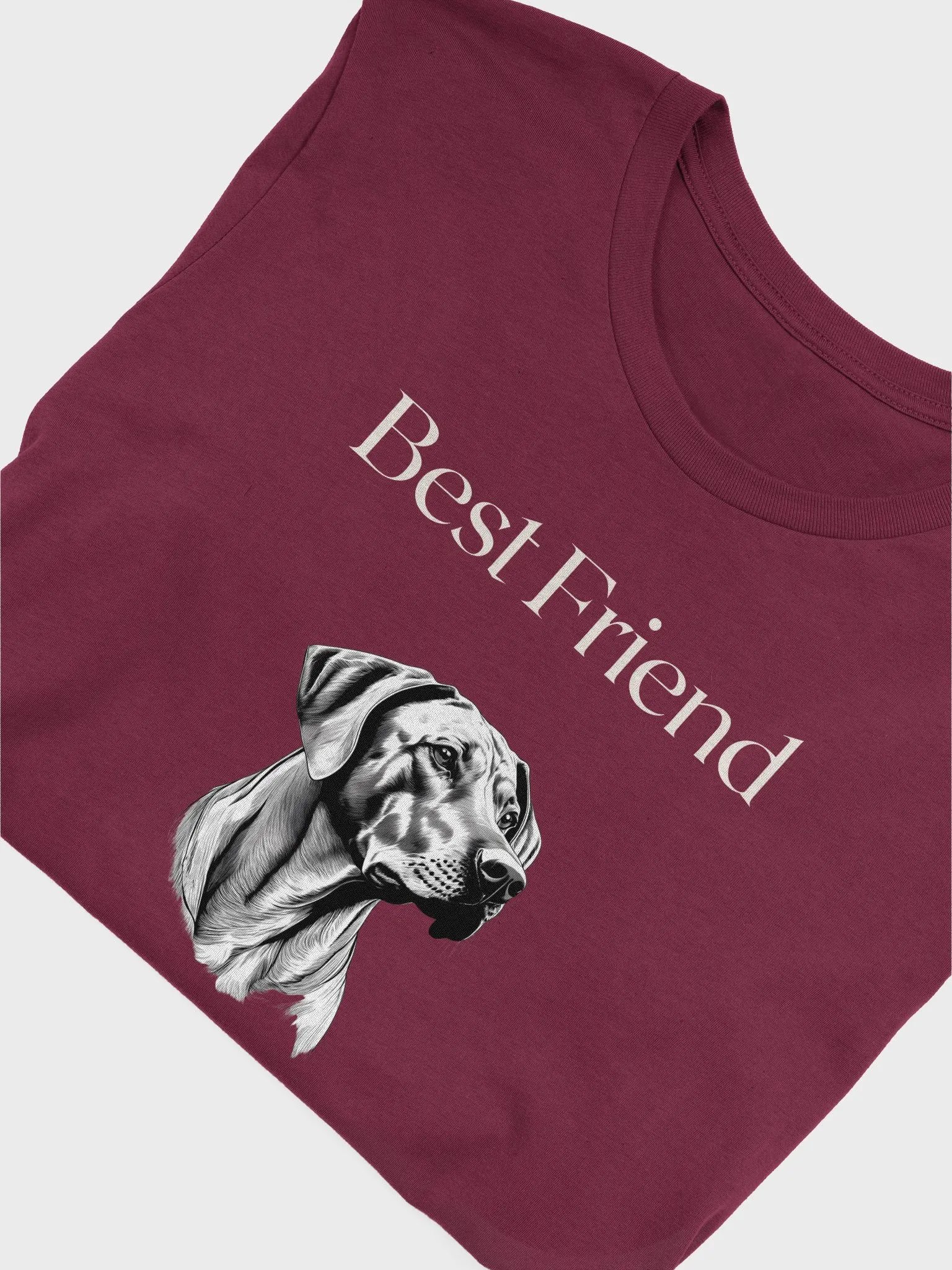 Best Friend Ever Rhodesian Ridgeback Dog Head T-shirt product image (3)
