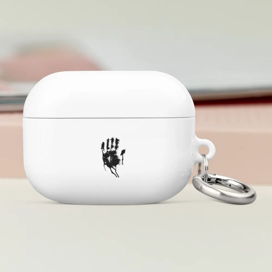 Waargebeurd Logo Airpods Case Glad (White) product image (7)