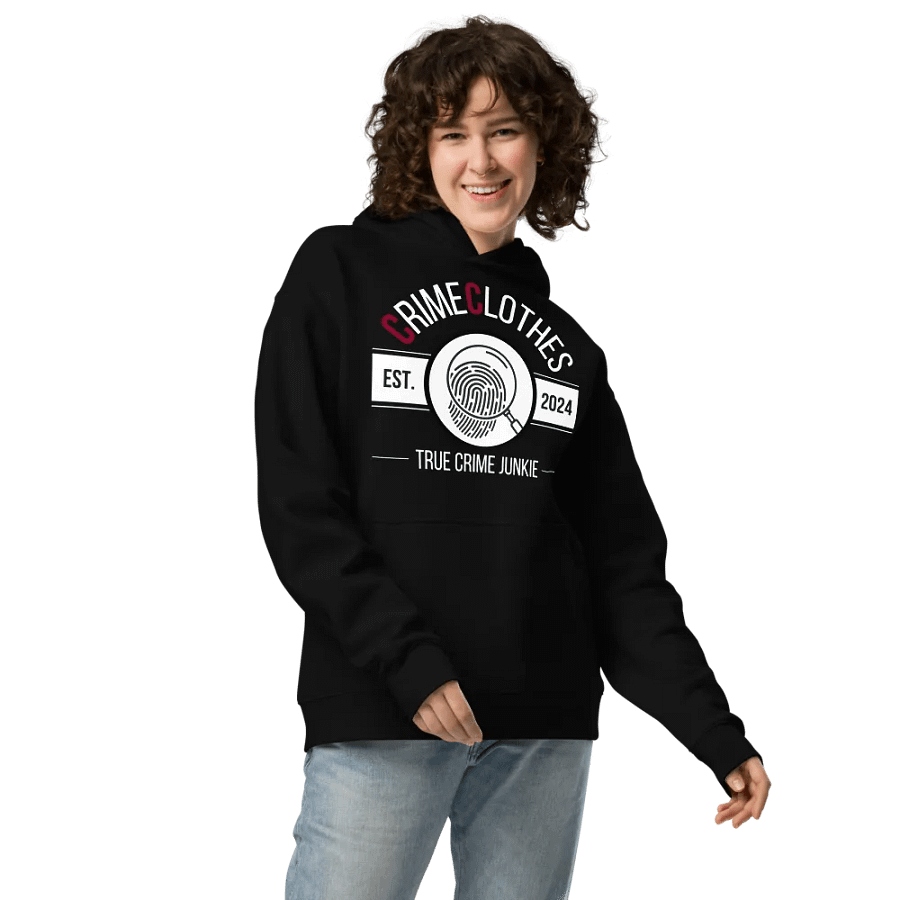 CrimeClothes True Crime Junkie Logo Premium Oversized Hoodie product image (5)