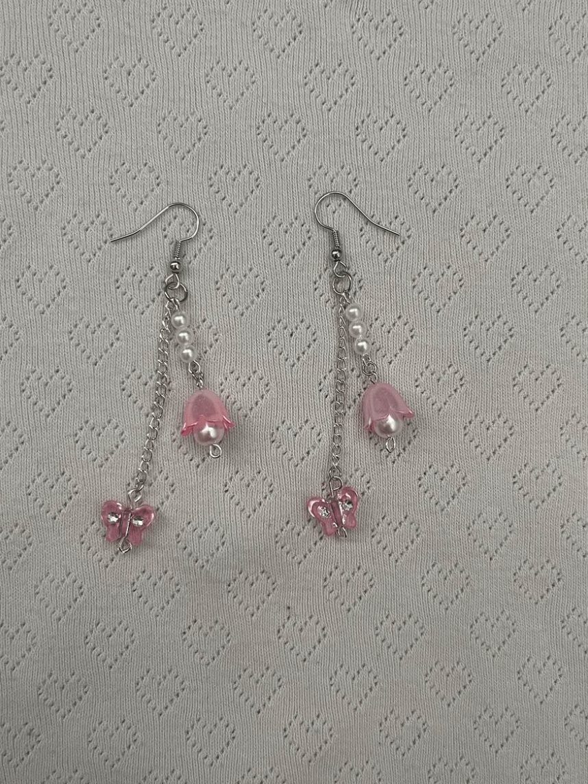 Pink Lilly Earrings product image (1)