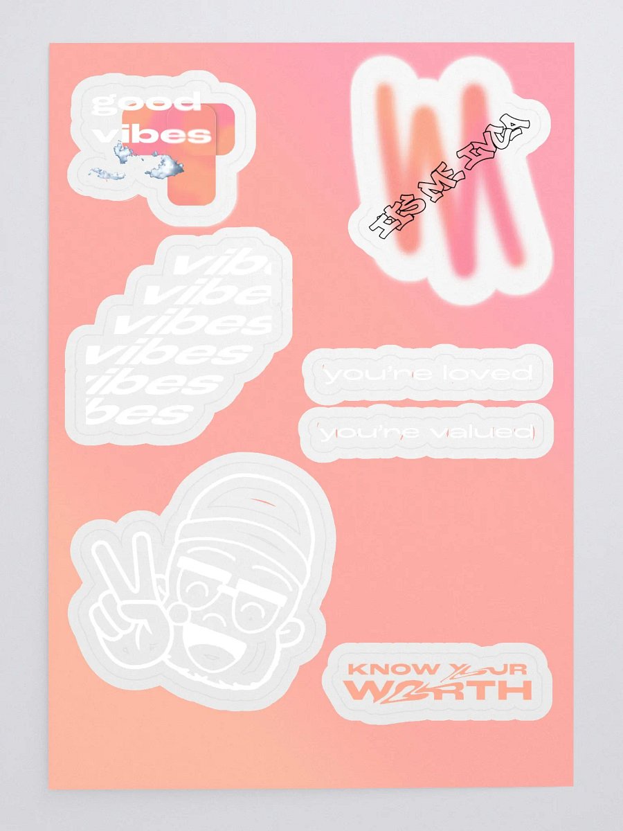 Merch Drop Season 2 Sticker Sheet product image (3)