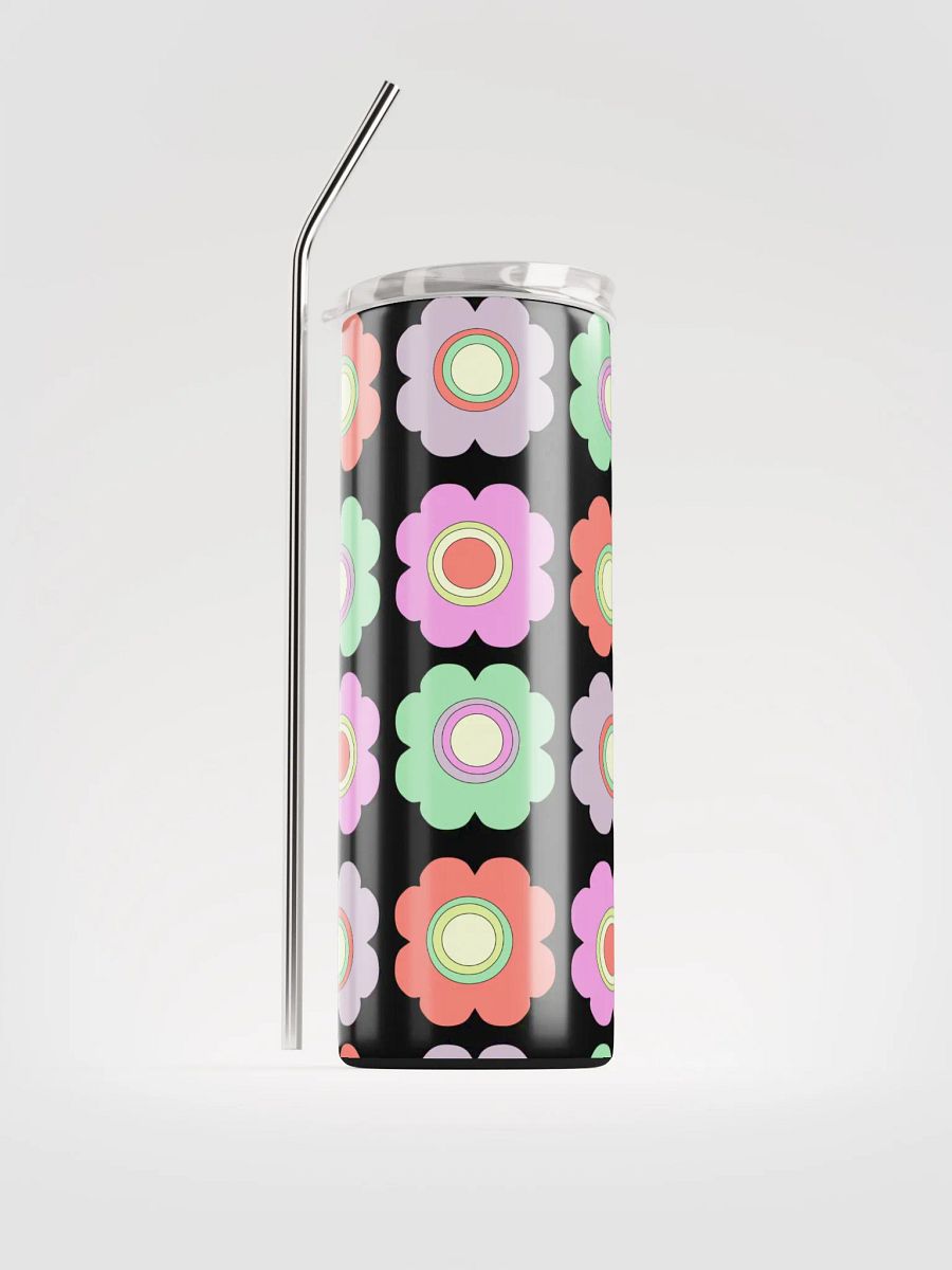20 oz Stainless Steel Thermos cup, leak proof cup lid, Blossom Delight Tumbler Mug Flasks product image (1)