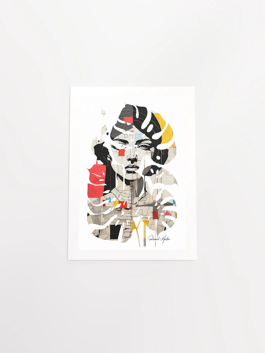 'Jacquii' by Edward Martin: Mixed Media Collage Print product image (5)
