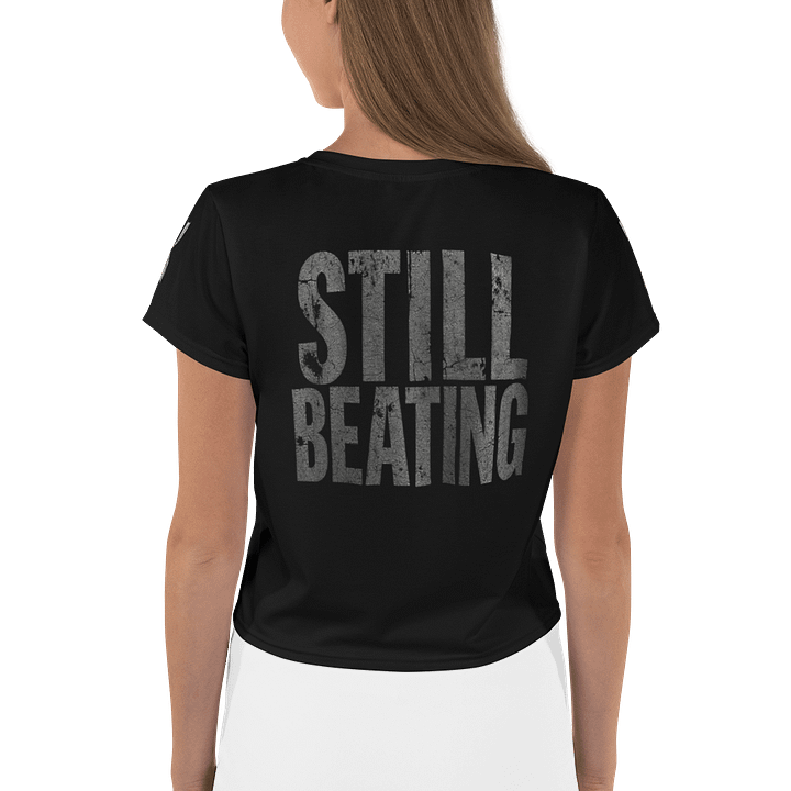 Emotionally Broken Crop Graphic Tee product image (2)