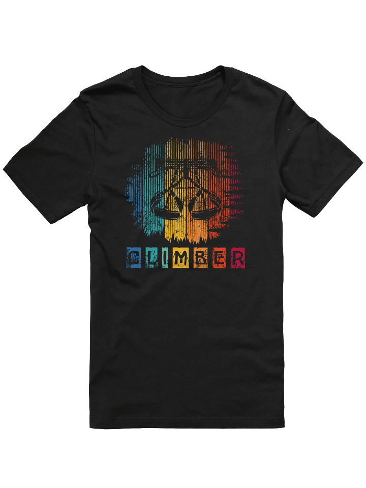 Modern Vintage Climber T-Shirt – Grunge Harness Design for Mountain Adventurers product image (3)