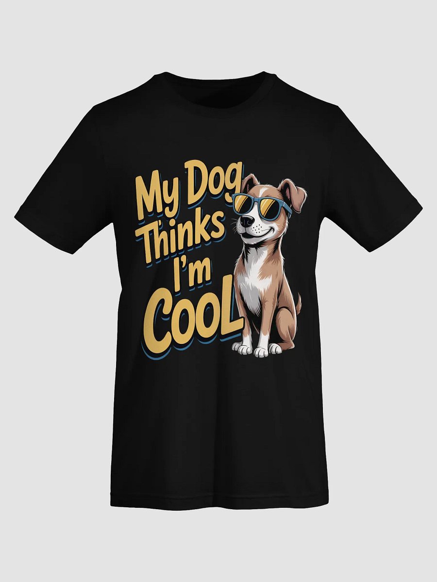 My Dog Thinks I'm Cool – Golden Retriever Cartoon T-Shirt product image (7)