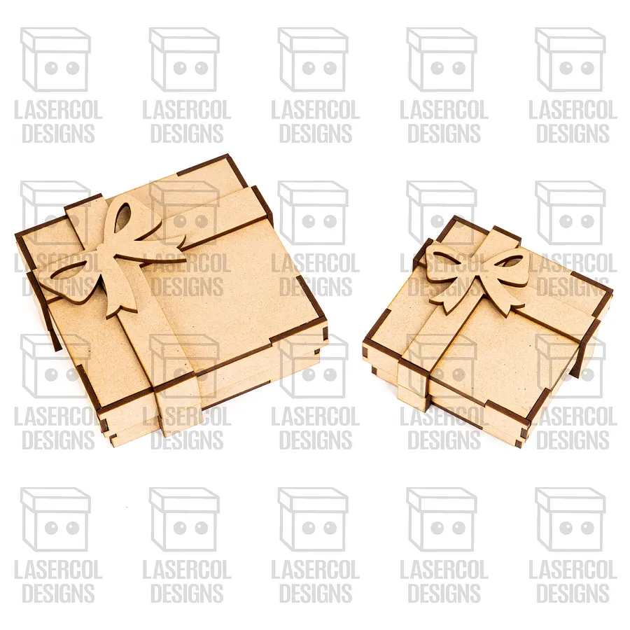 Gift Box Set 2 (Two Sizes) - Laser Cut Files product image (3)