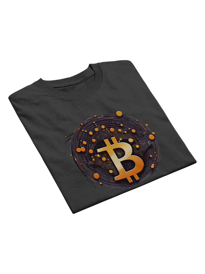Bitcoin Tech Logo Tee, Trendy Graphic Shirt, Perfect Gift for Crypto Fans product image (2)