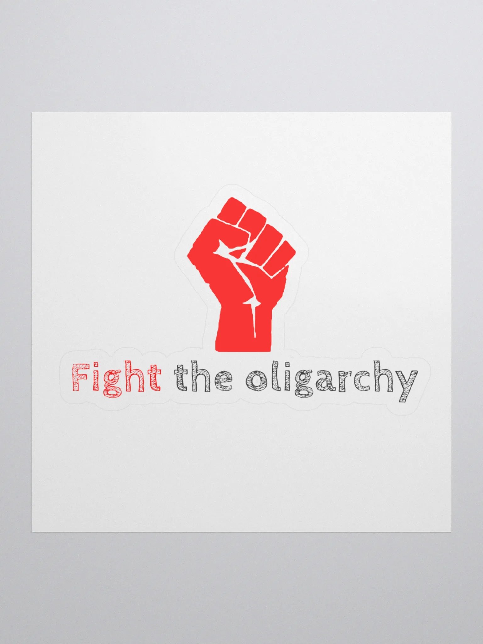 The "Join the resistance" Sticker product image (1)
