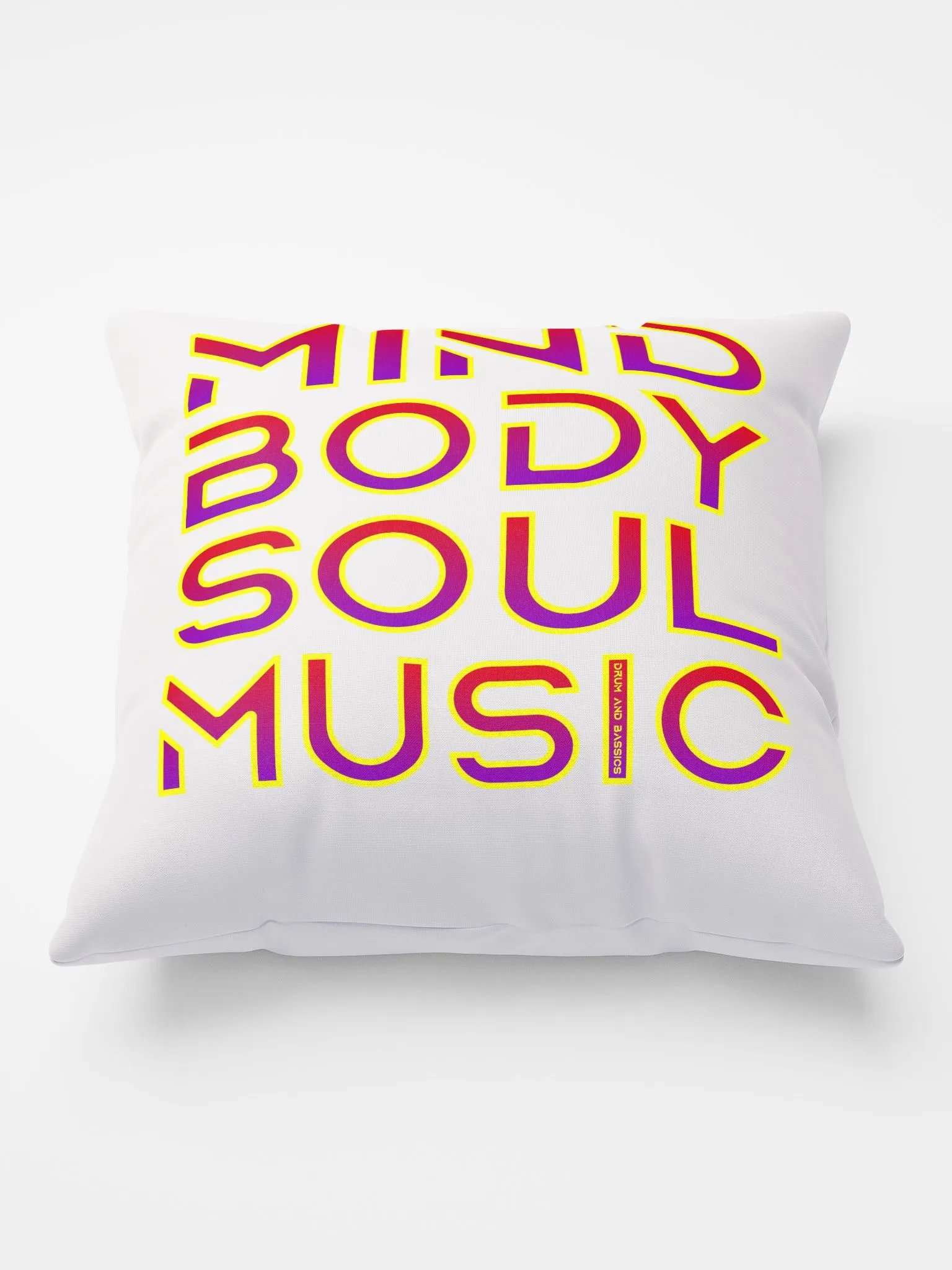 Mind Body Soul Music ELEPHANT Pillow product image (1)