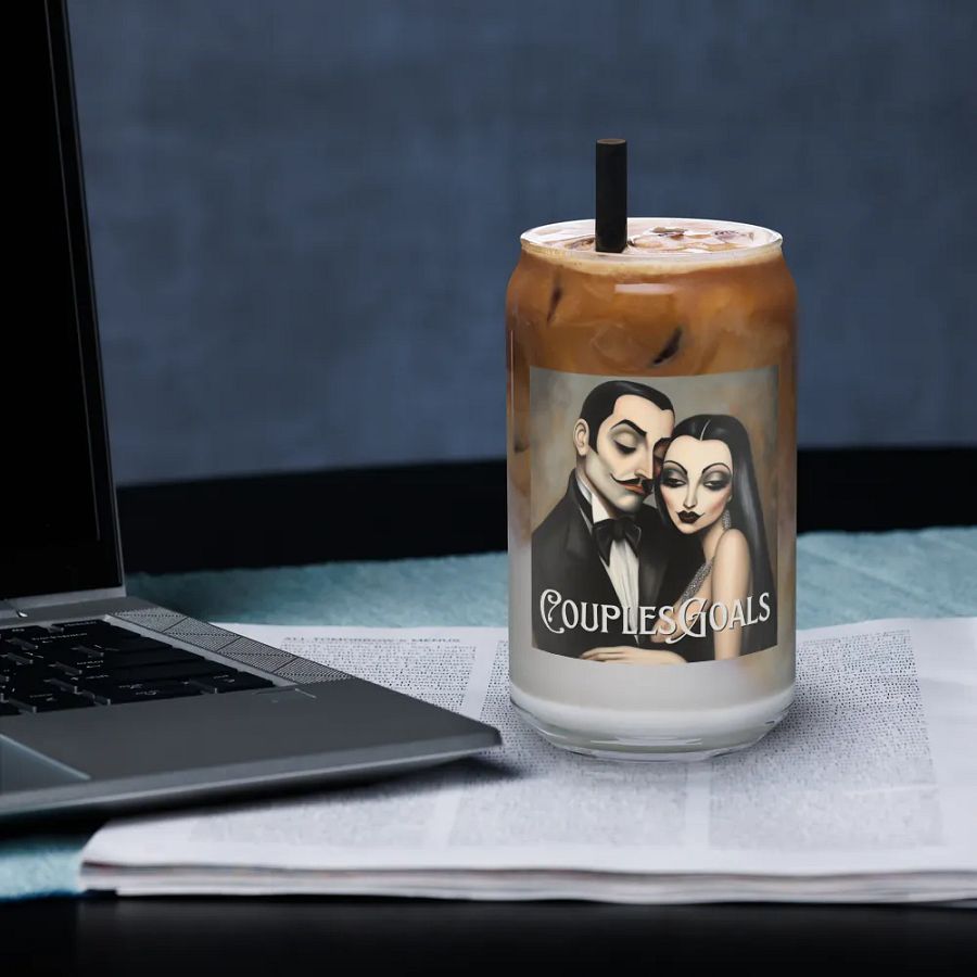 Couples Goals Can-Shaped Glass product image (4)