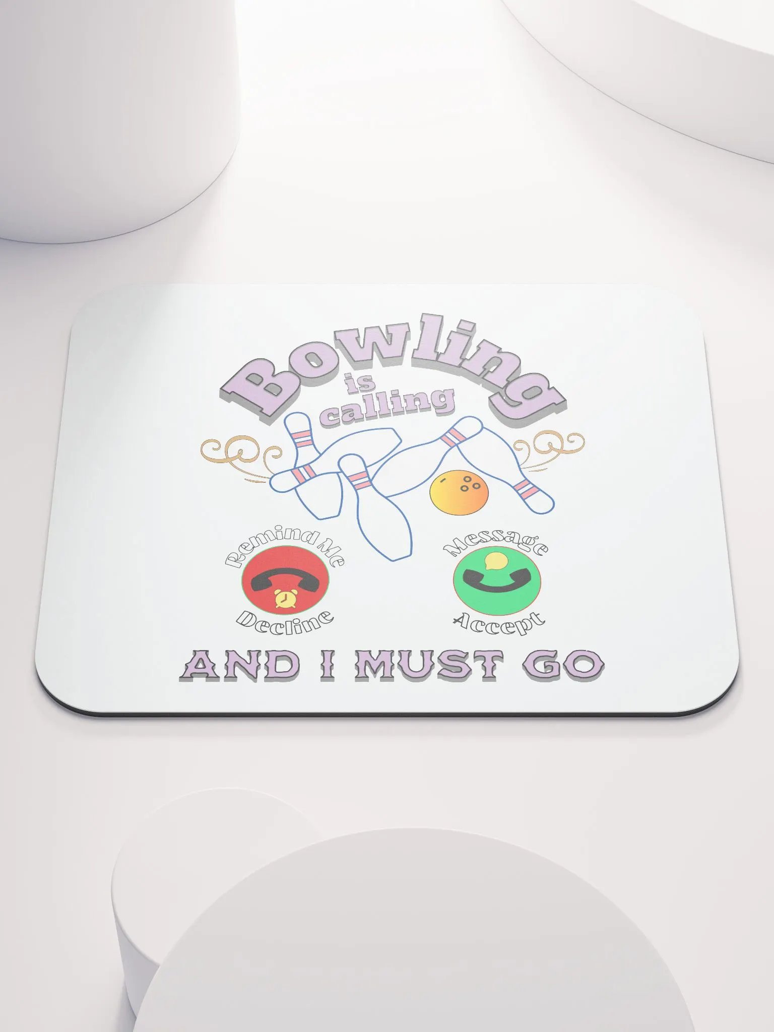 Bowling is Calling Mouse Pad product image (1)