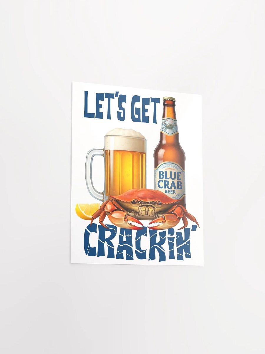 Let's Get Crackin' Crab and Beer Print product image (11)