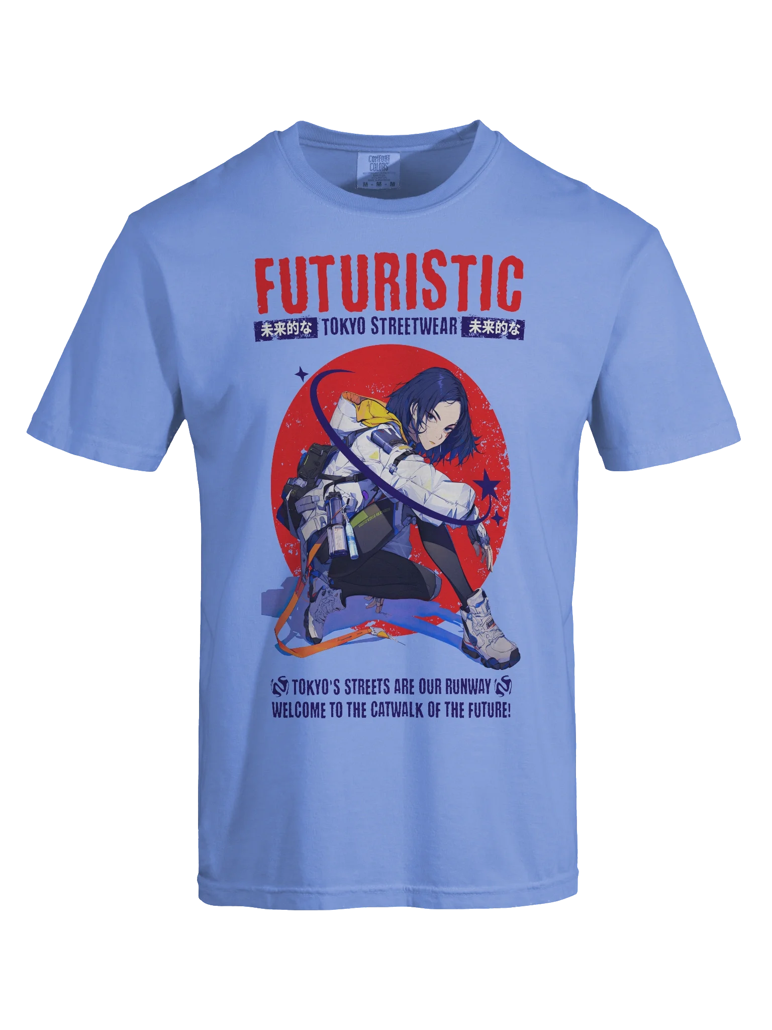 Y2K Japan Anime Tee Futuristic Fashion Tokyo Streetwear product image (56)