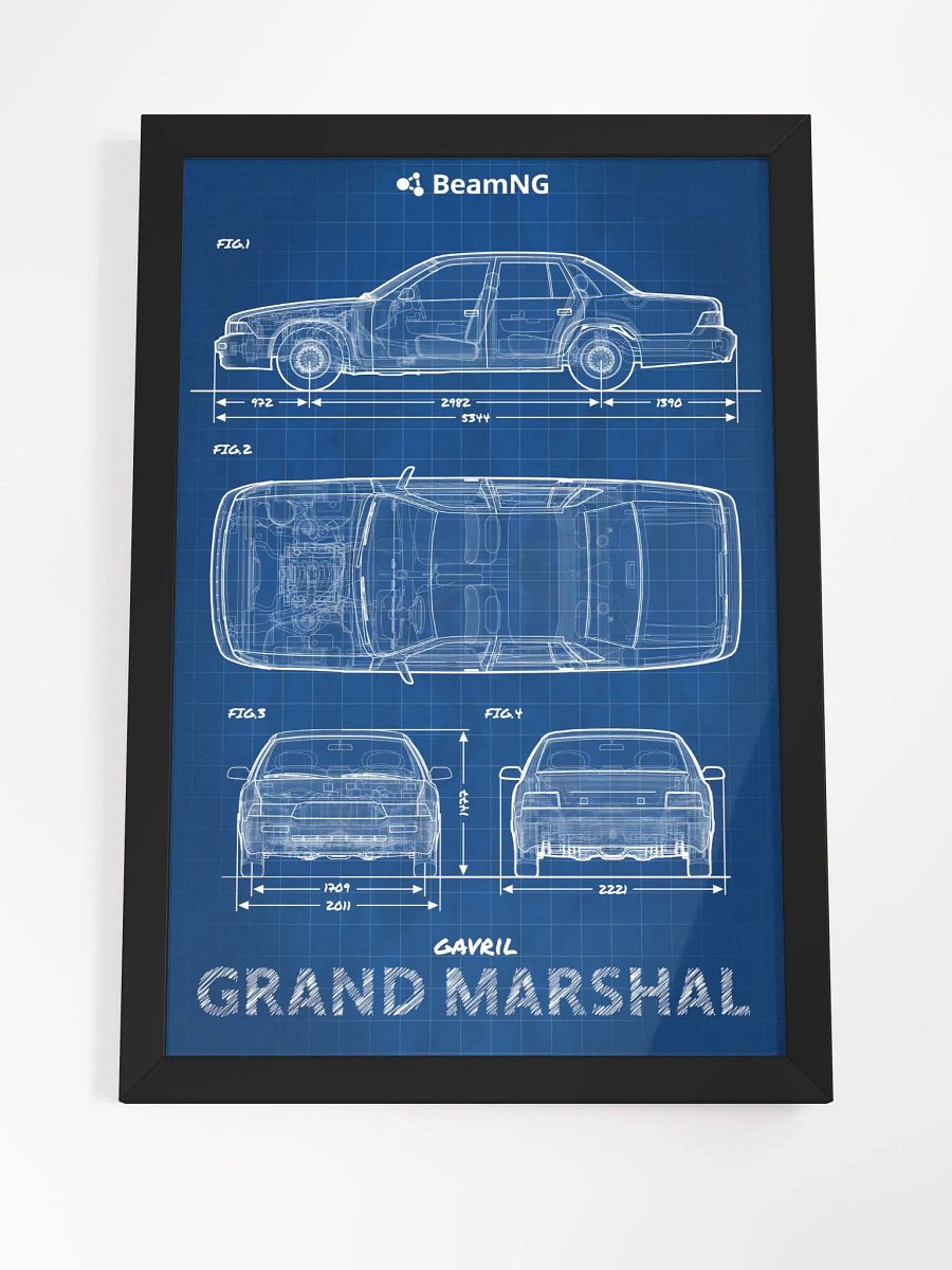 Framed Poster: Gavril Grand Marshal Blueprint product image (4)