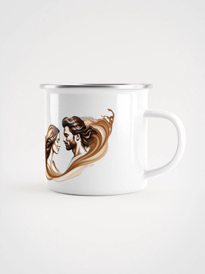 Love's Embrace Enamel Mug product image (1)