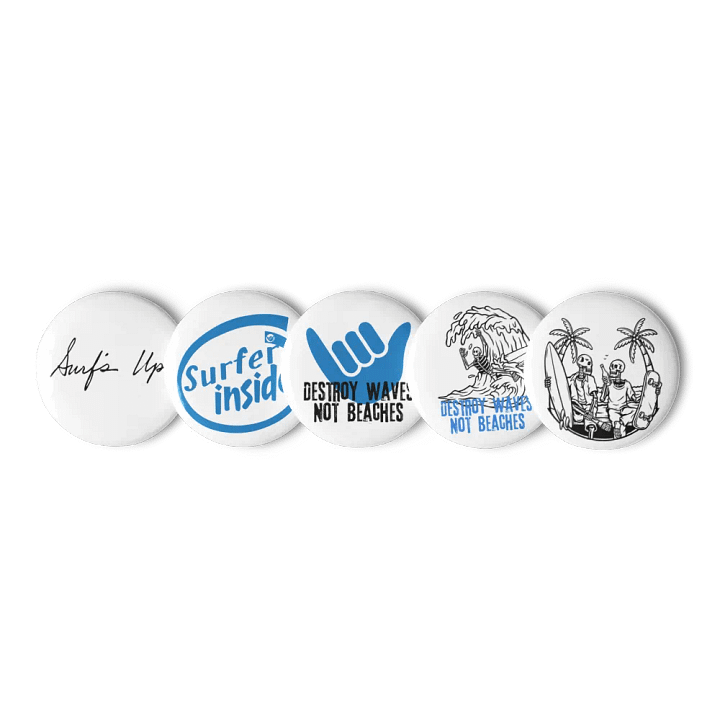 Surfer Pin Button Set product image (1)