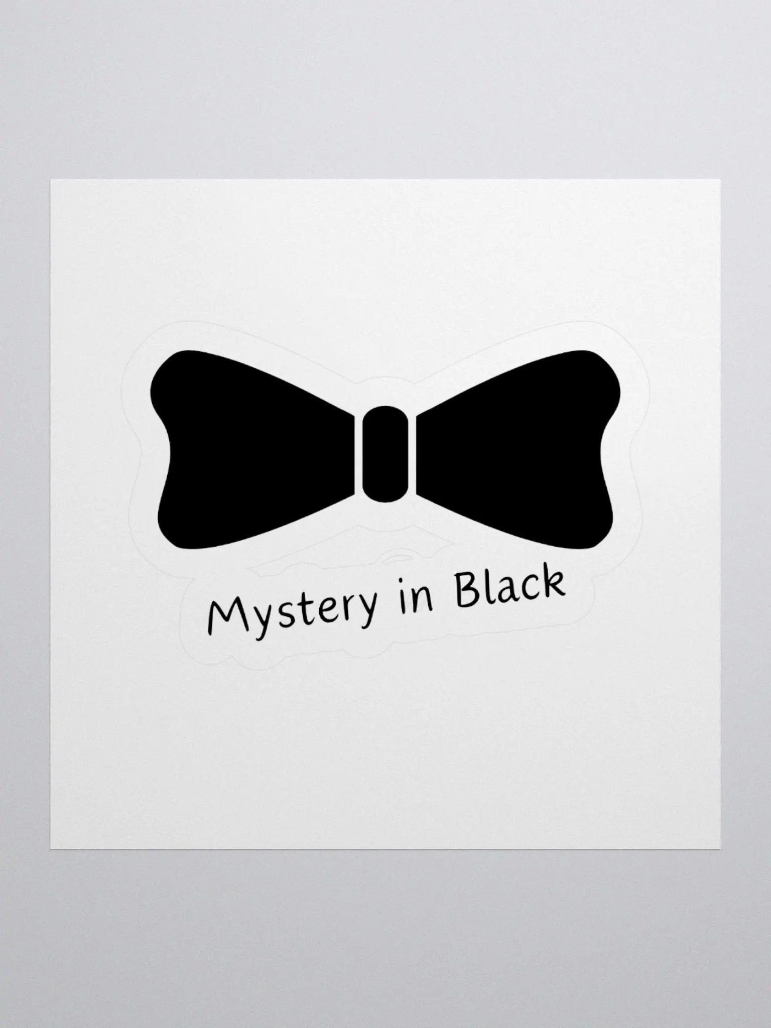 Mystery in Black kiss cut sticker 012 product image (3)