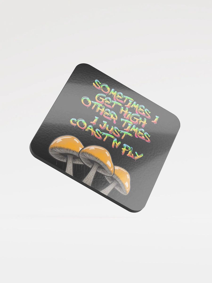 Trippy mushroom VIBES Coaster product image (1)