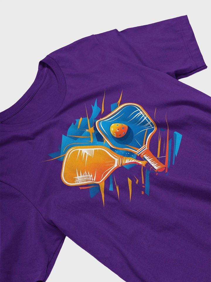 Electric Rally Pickleball Shirt – Bold Paddle & Ball Design product image (2)