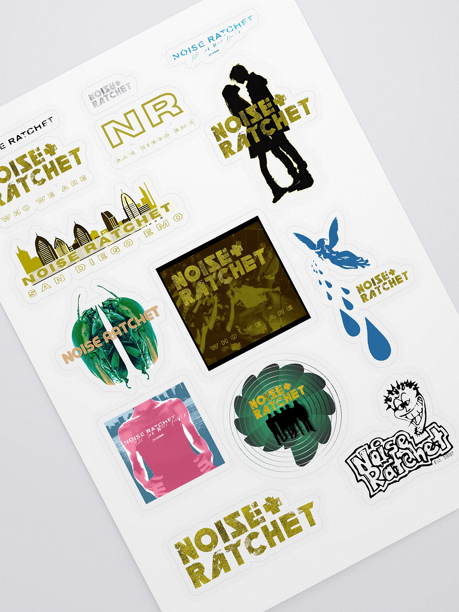Noise Ratchet - Sticker Sheet (14 Stickers) product image (1)