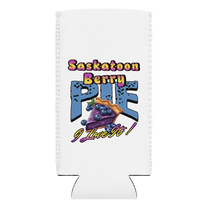 Saskatoon Berry Pie I Love It Bliss Coozie Can Cooler product image (1)