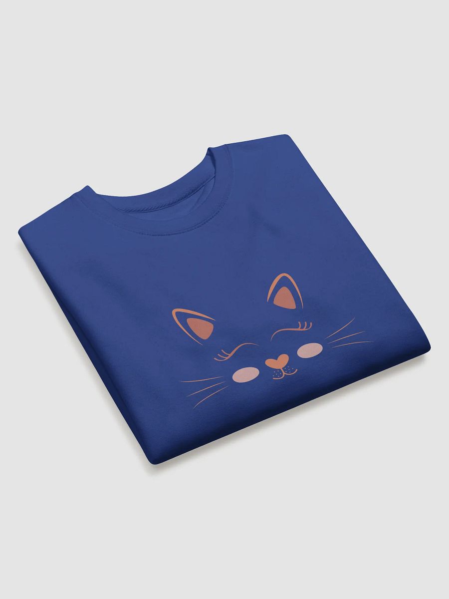Adorable Cat Design Cotton Heritage Premium Sweatshirt product image (31)