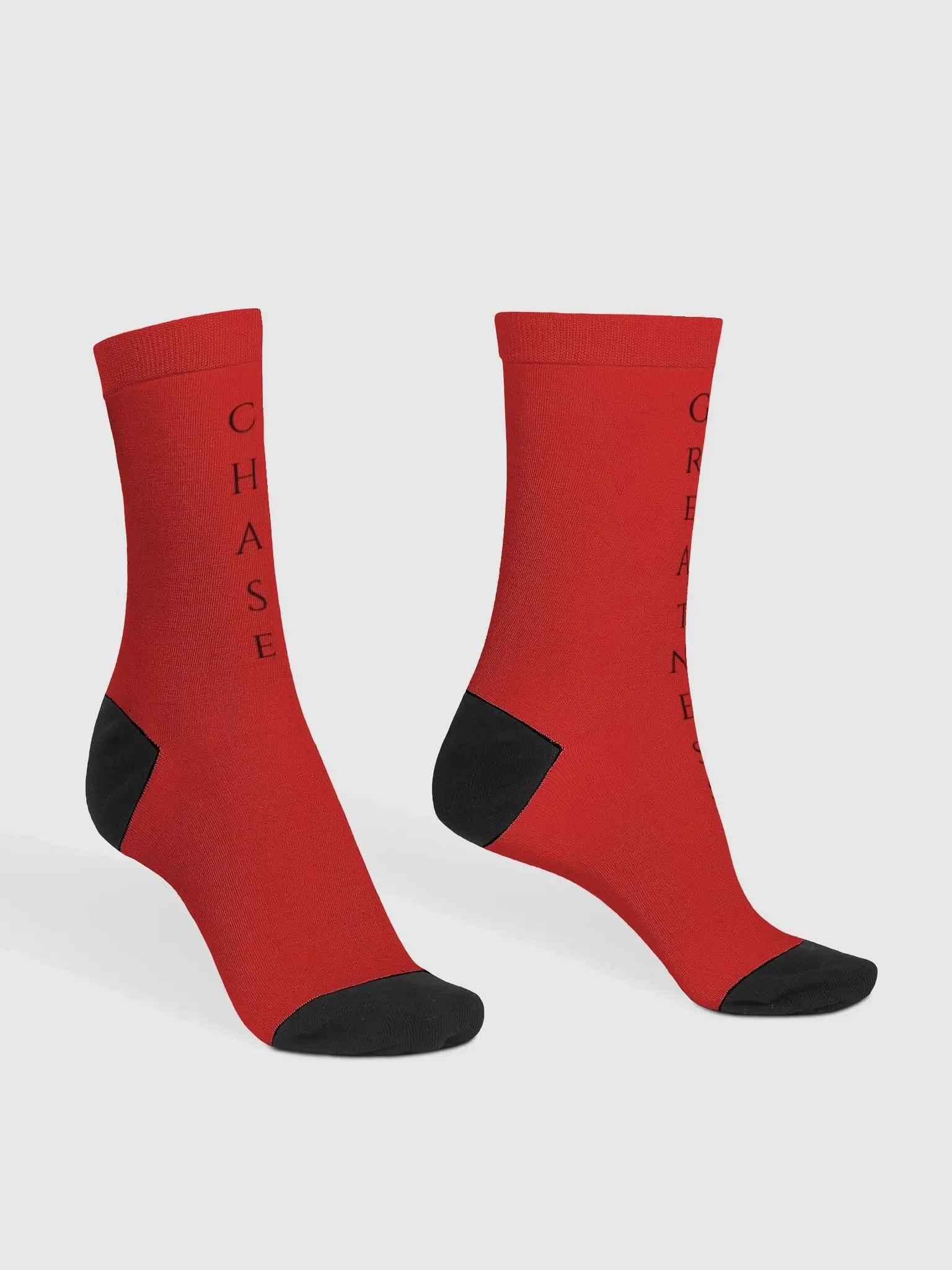 CG Crew Socks (Red/Black) product image (3)