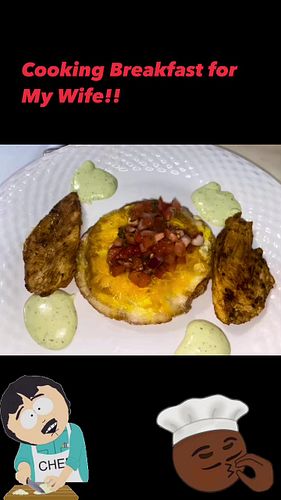 Woke up and felt like Cooking for my baby