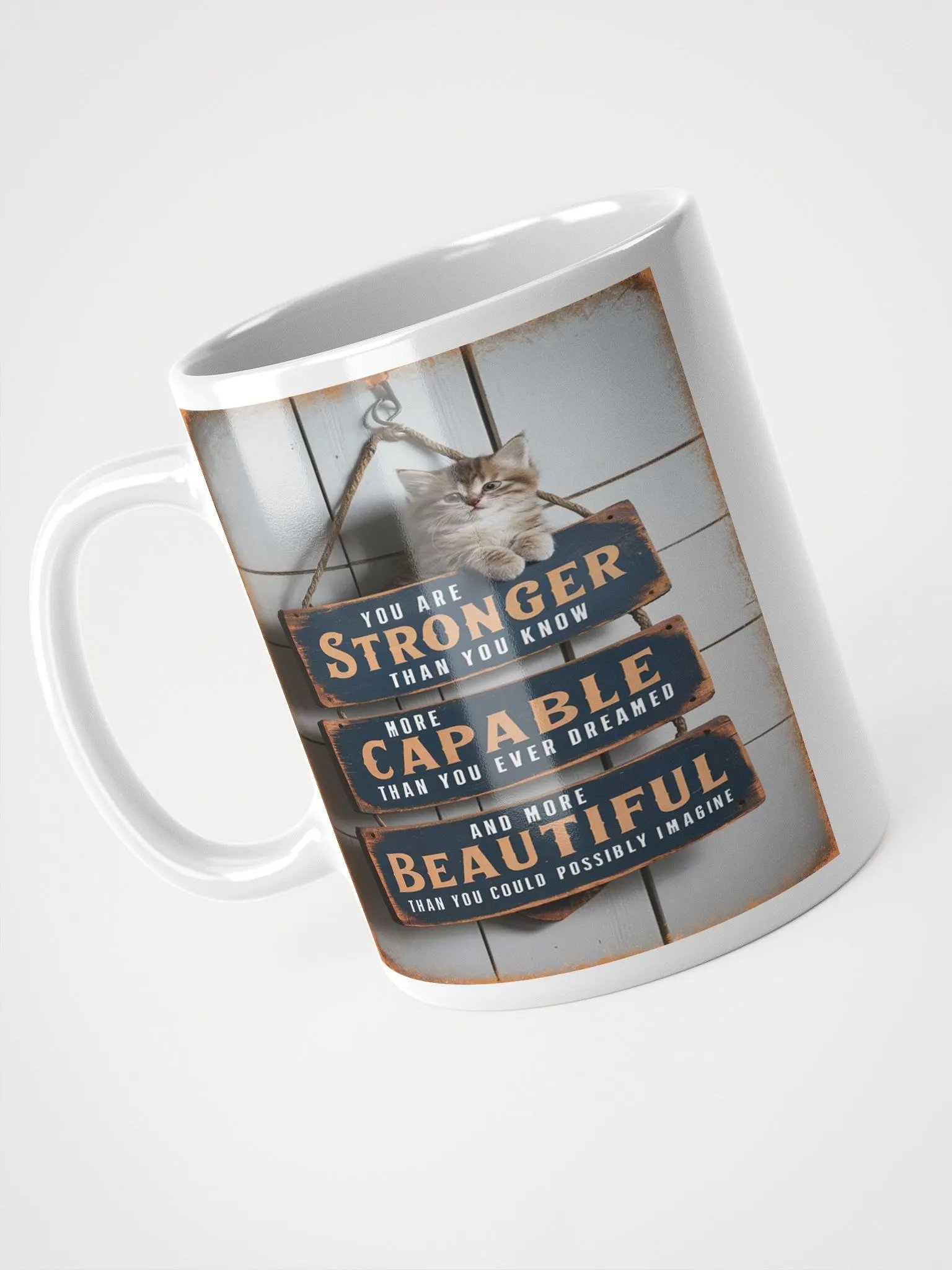 Motivational Messages #Motivational Glossy Mug - White product image (3)