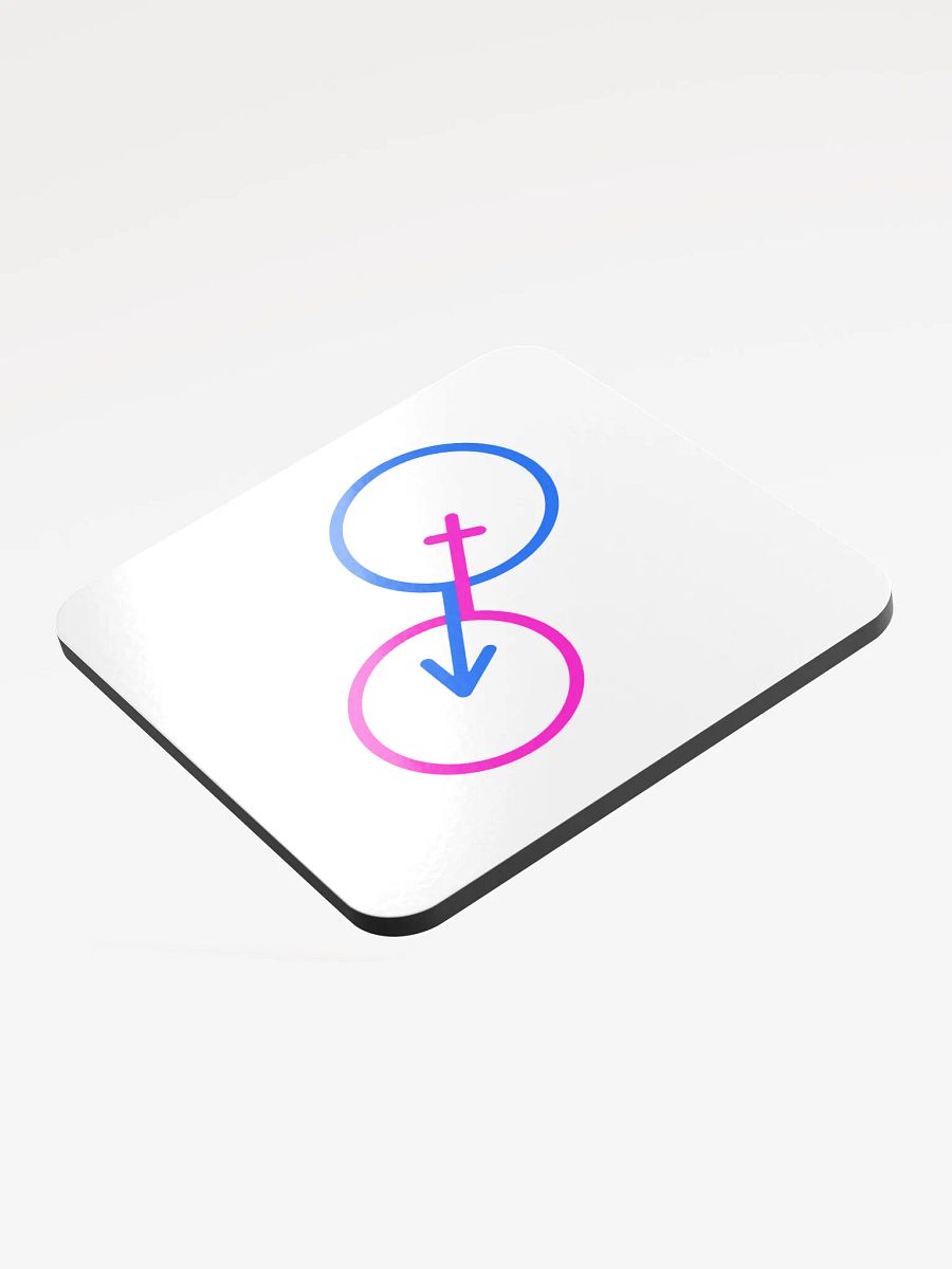 Male & Female Intersection Cork Coaster product image (3)