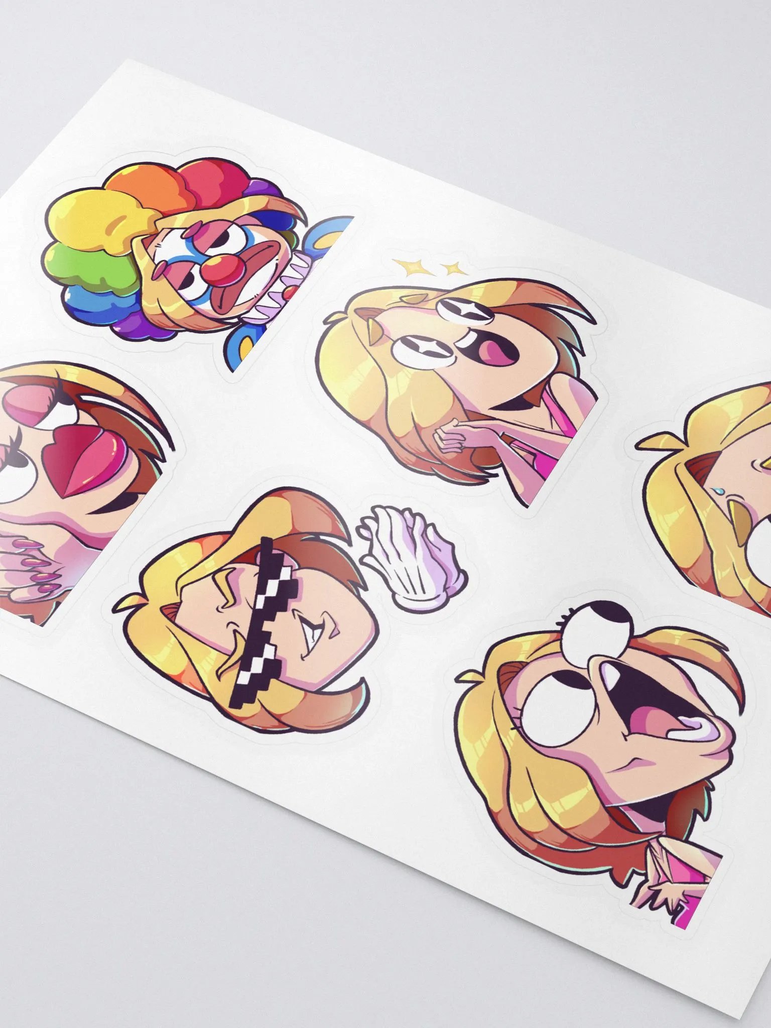 Emote Sticker Sheet [Page 2] product image (3)