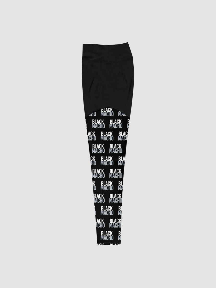[Black Macho] All-Over Print Sports Leggings Sublicolor 300 product image (4)