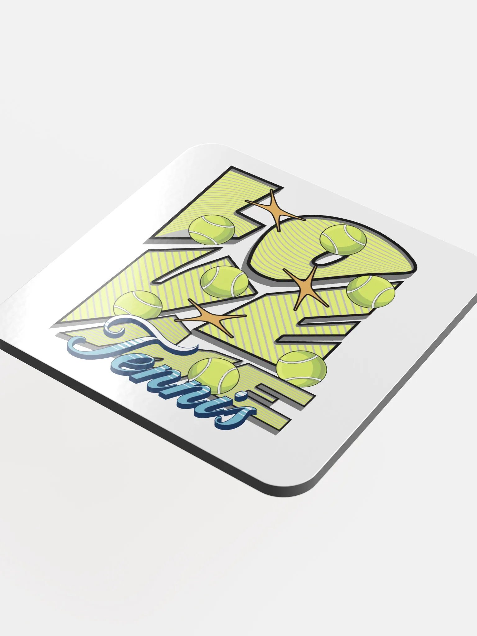 Love Me Tennis Cork Coaster Set product image (1)