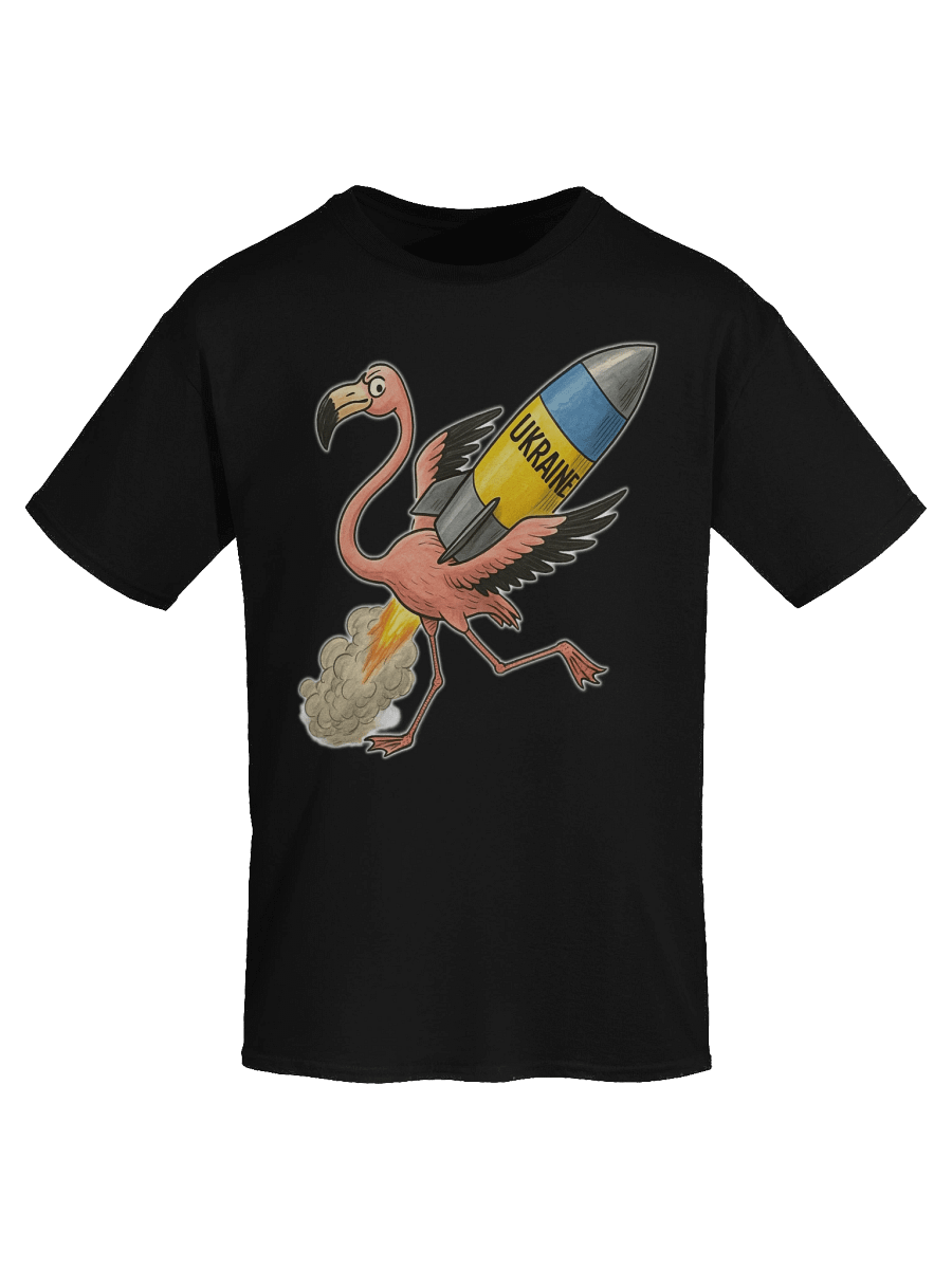 Flamingo Rocket Launch T-Shirt product image (65)