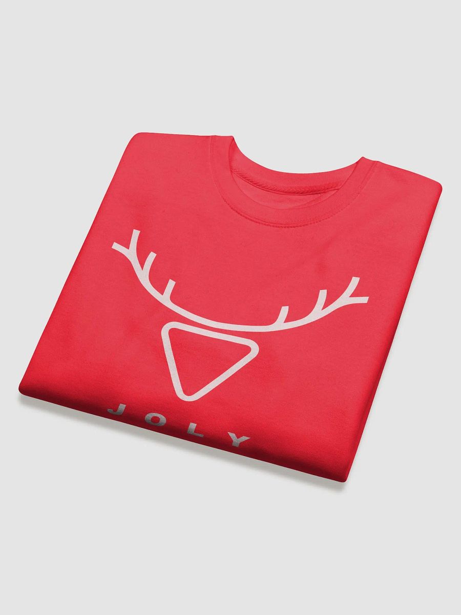 Cotton Heritage Premium Sweatshirt Reindeer Horns Design Christmas Festive Holiday product image (12)