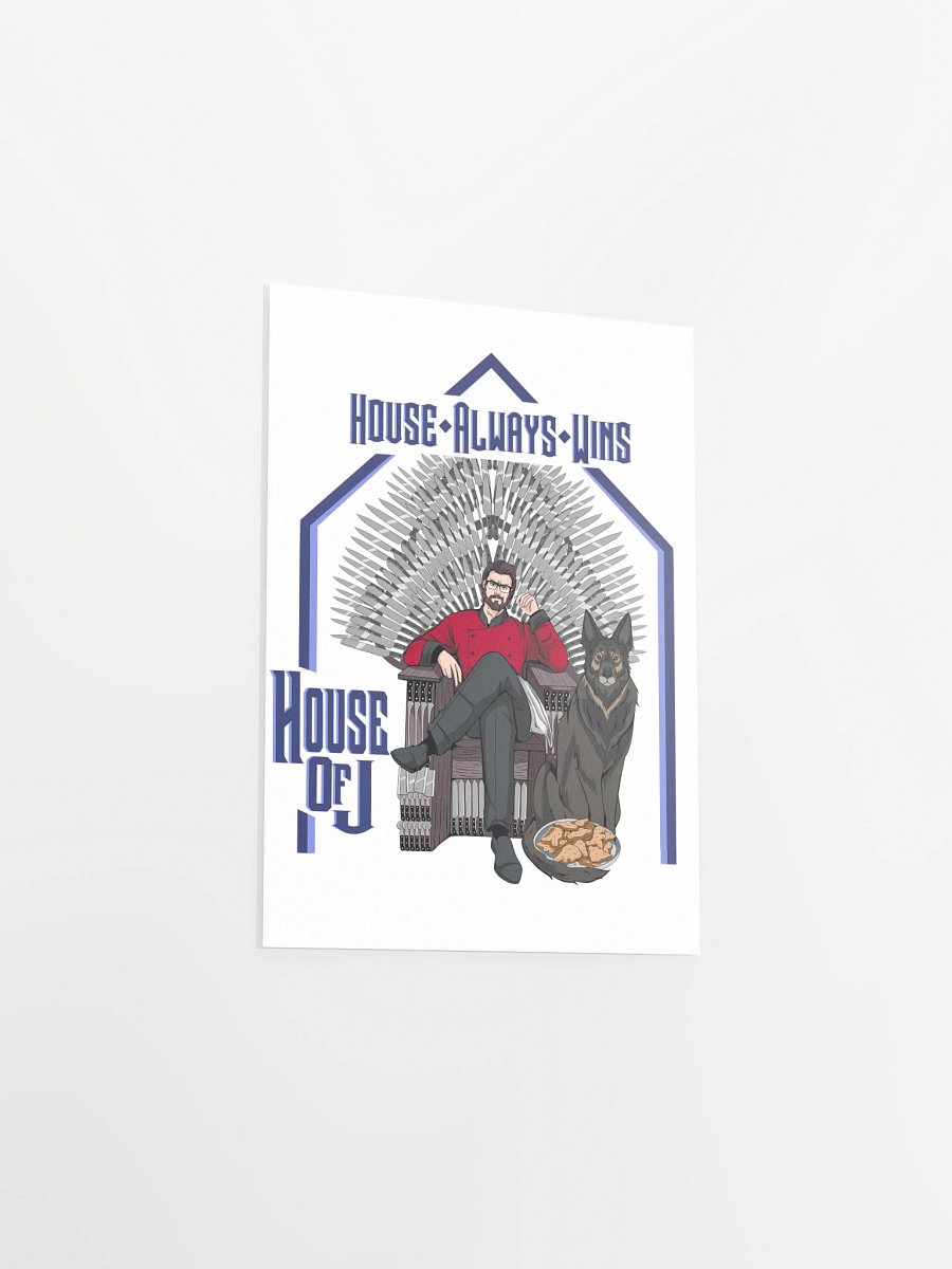 "House Always Wins" Poster (Light) product image (18)