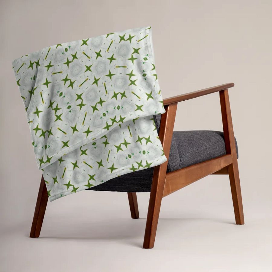 Geometric Star Pattern Throw Blanket product image (5)