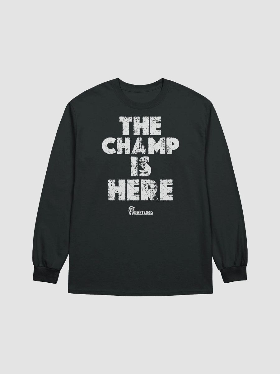 QSHW THE CHAMP IS HERE (WHITE DESIGN) LONG T-SHIRT product image (3)