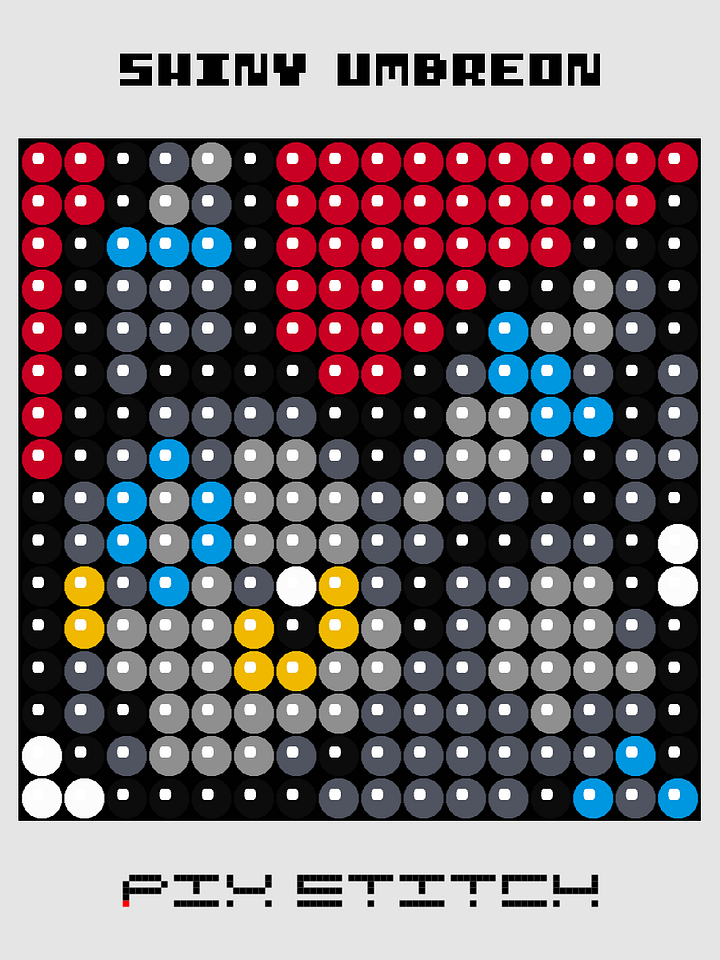 Shiny Umbreon Pixel Art product image (1)